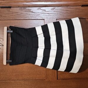 Charlotte Russe Black and White Striped Dress